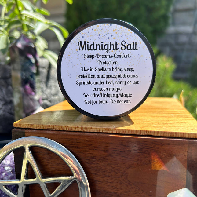 Midnight Blue Witches Salt-Peaceful dreams and to bring sleep