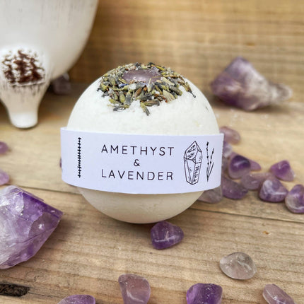 Amethyst & Lavender Bath Bombs