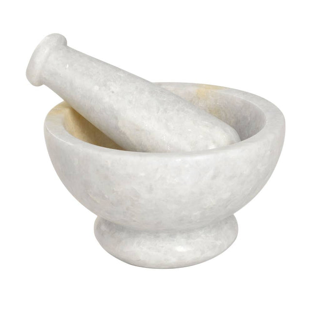 White Mortar & Pestle Set