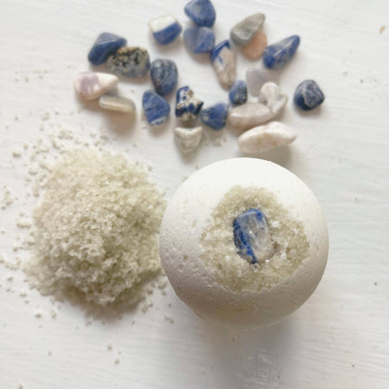 Sodalite & Sel Gris Bath Bomb
