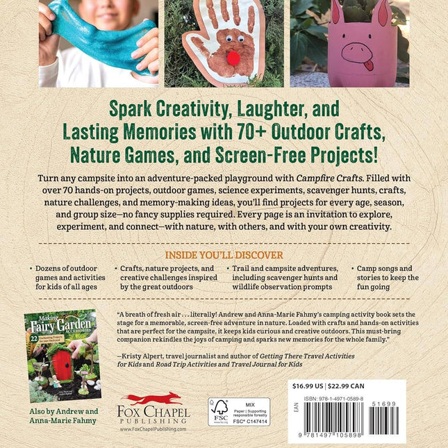 Campfire Crafts - 70+ Screen-Free Outdoor Projects Book
