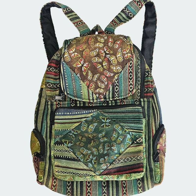 Butterfly Cotton Backpack