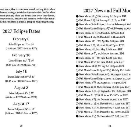 Llewellyn's 2027 Daily Planetary Guide: Planetary Timing
