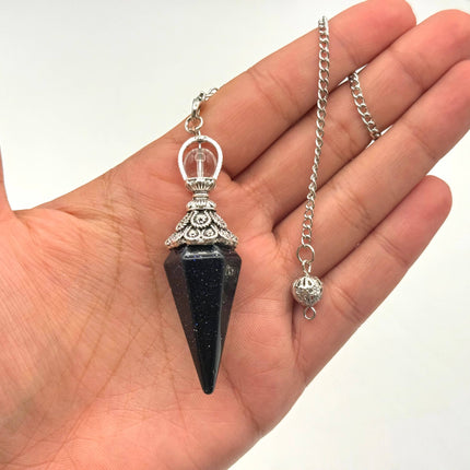 Blue Goldstone Pendulum
