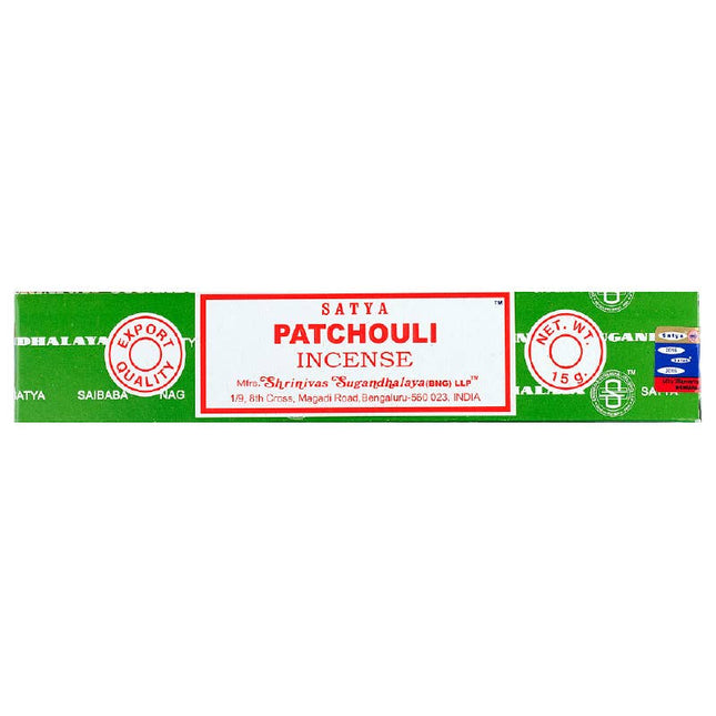 Satya Patchouli Incense Sticks (15g) | Grounding & Abundance