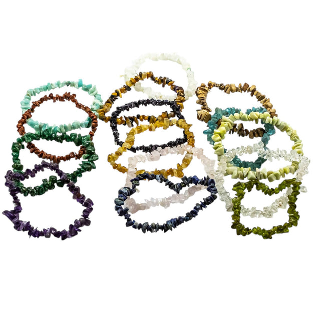 Chip Bead Stretch Bracelets