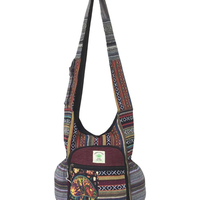 Mushroom Printed Tribal Hippie Hobo Bag