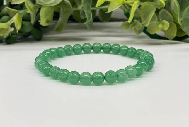 Jade Stretchable Bracelet 6mm