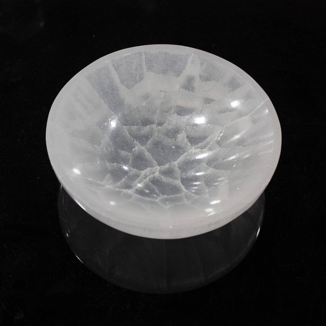 Selenite Bowl Round 14-15cm