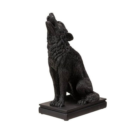 Howling Wolf Candleholder