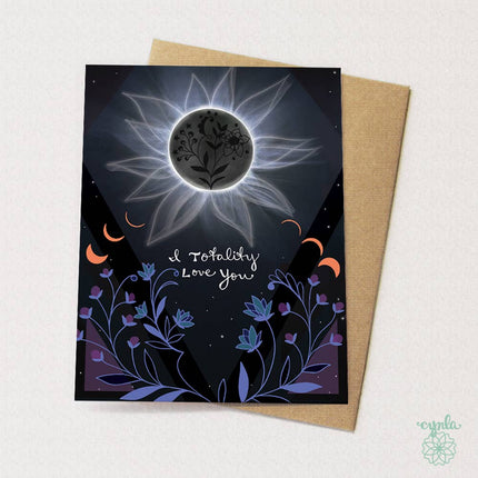 I Totality Love You Eclipse Card