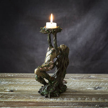 Greenman Tree Ent Candleholder