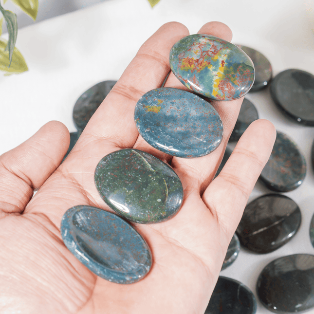 Bloodstone Worry Stone