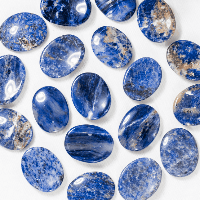 Sodalite Worry Stones | Pocket Crystal | Thumb Stone