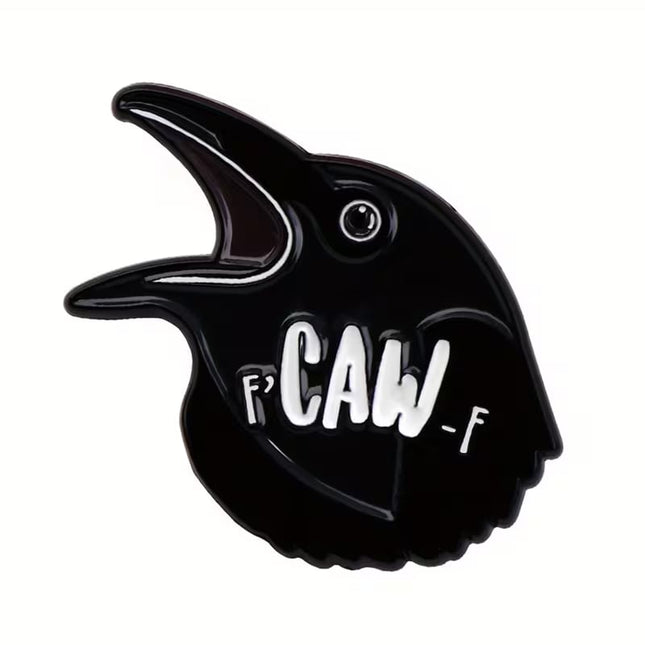 Enamel Pin, F-Caw-f
