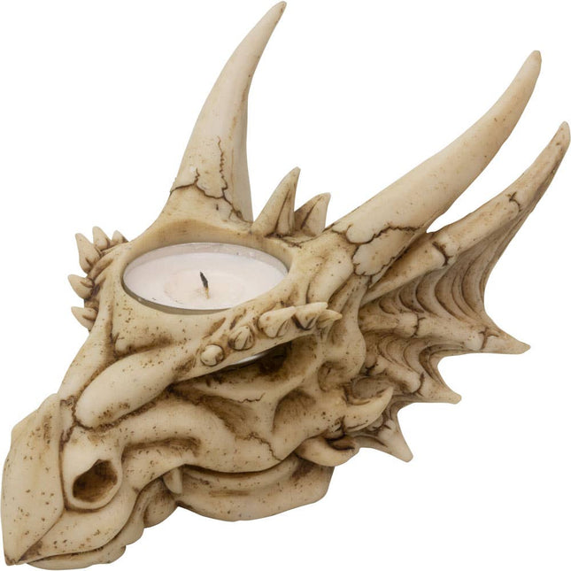 Dragon Skull Tea Light Holder