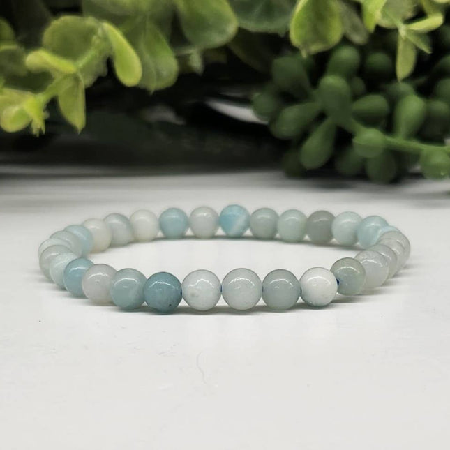Caribbean Calcite Stretchable Bracelet 6mm
