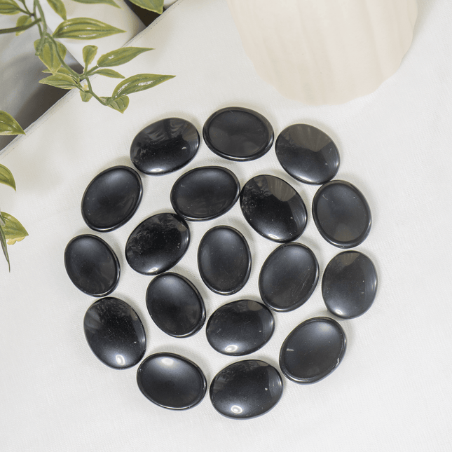 Black Obsidian Worry Stone
