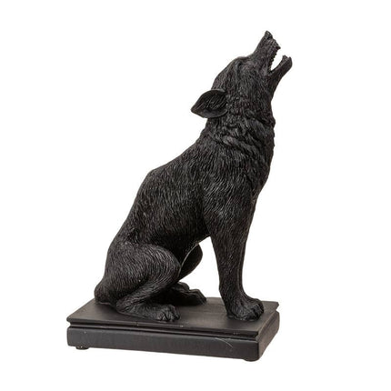 Howling Wolf Candleholder