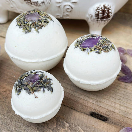 Amethyst & Lavender Bath Bombs