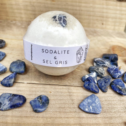 Sodalite & Sel Gris Bath Bomb