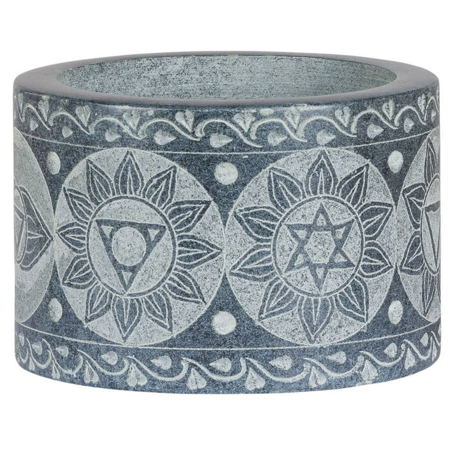 7 Chakra Mortar and Pestle Set