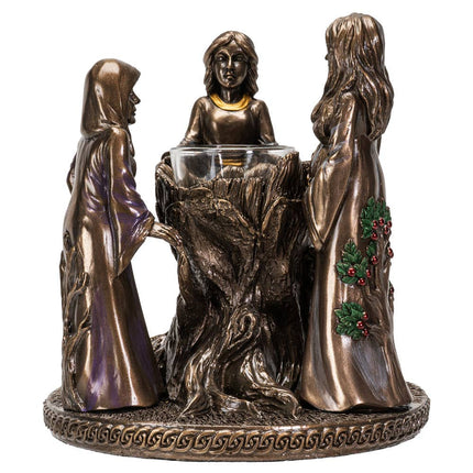 Mother, Maiden, and Crone Candleholder