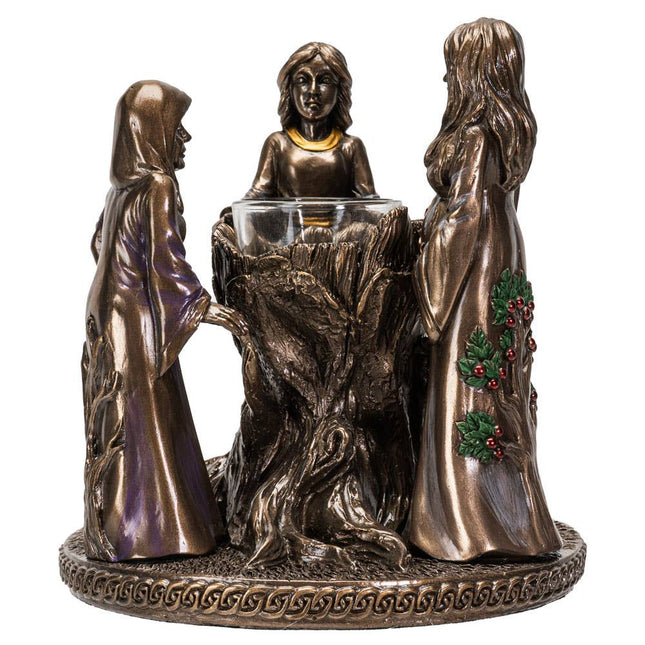 Mother, Maiden, and Crone Candleholder