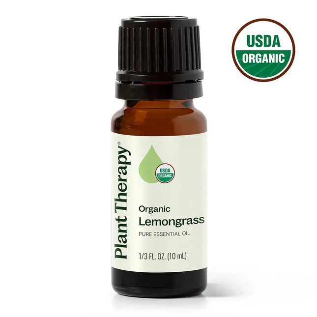 Organic Lemongrass Essential Oil 10 mL