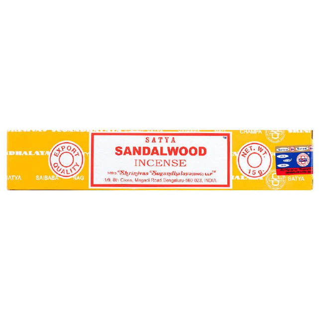 Satya Sandalwood Incense Sticks (15g) | Meditation & Calm