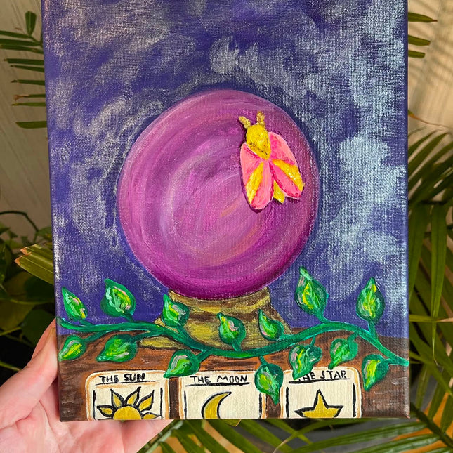 Painting "Crystal Ball" with Jessi