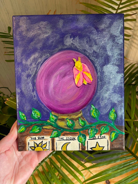 Painting "Crystal Ball" with Jessi