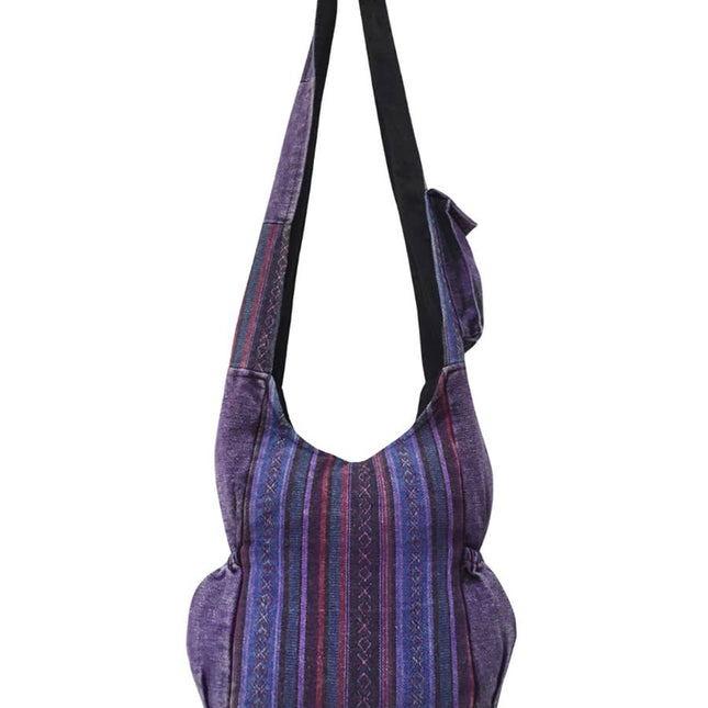 Boho Peace Sign Hobo Bag