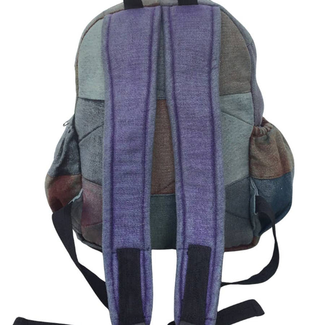 Embroidered Patchwork Backpack
