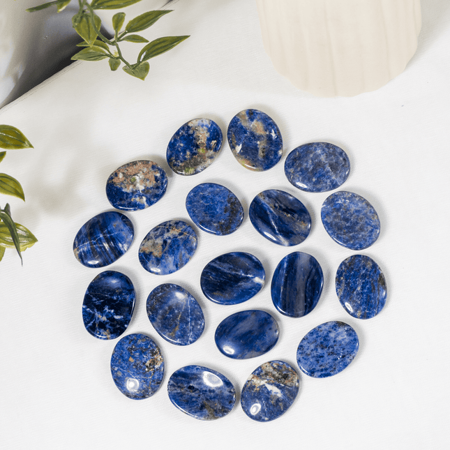 Sodalite Worry Stones | Pocket Crystal | Thumb Stone