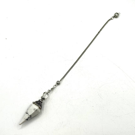 White Howlite Pendulum