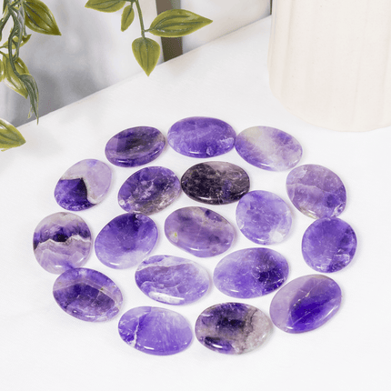 Amethyst Worry Stone