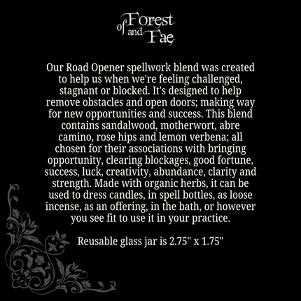 Road Opener Spellwork Herb Blend • Opportunity • Witchcraft