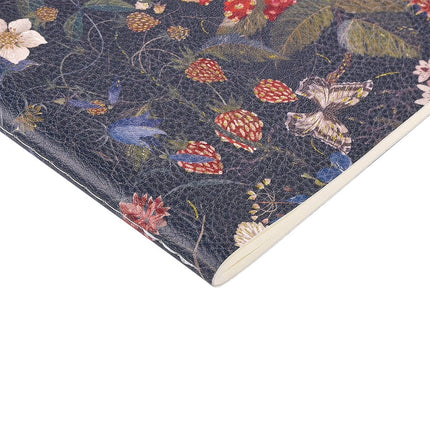 Forest Flowers Vegan Leather Notebook