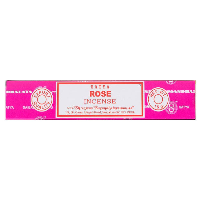 Satya Rose Incense Sticks (15g) | Authentic Nag Champa