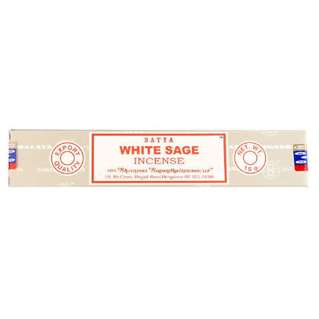 Satya White Sage Incense (15g) | Cleansing & Protection