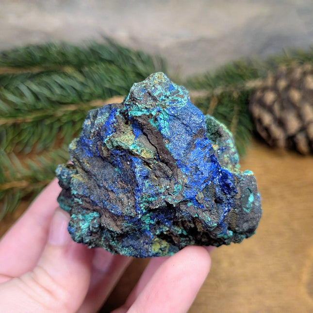 Azurite and Malachite Specimen