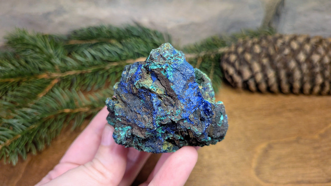 Azurite and Malachite Specimen