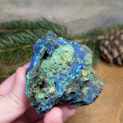 Azurite and Malachite Specimen