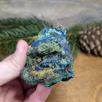 Azurite and Malachite Specimen