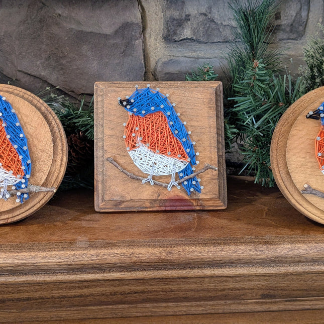 Blue Bird String Art