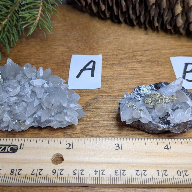 Calcite, Sphalerite, Pyrite Specimen