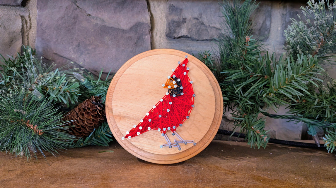 Cardinal String Art