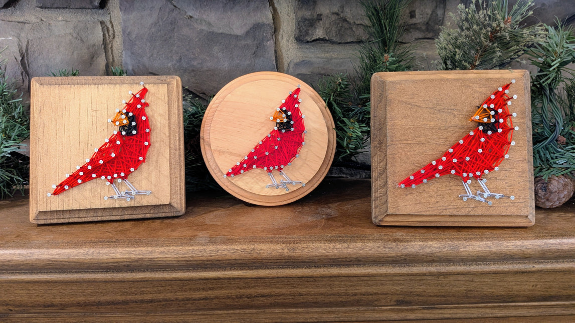 Cardinal String Art