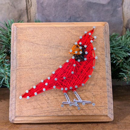 Cardinal String Art